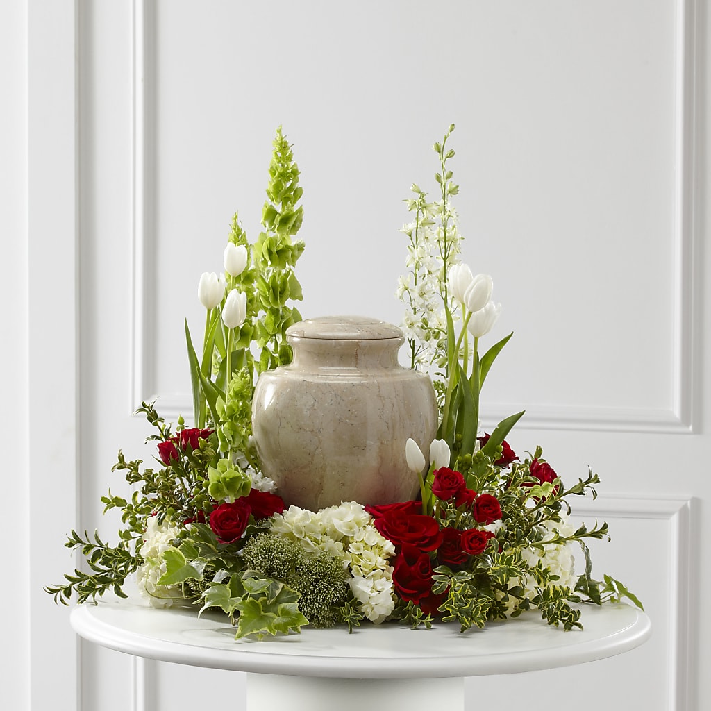 Tears of Comfort Arrangement – LANGE'S WOODLAND FLOWERS, Lemont IL