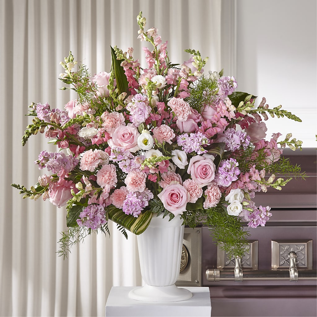 Divine Comfort Arrangement – LANGE'S WOODLAND FLOWERS, Lemont IL