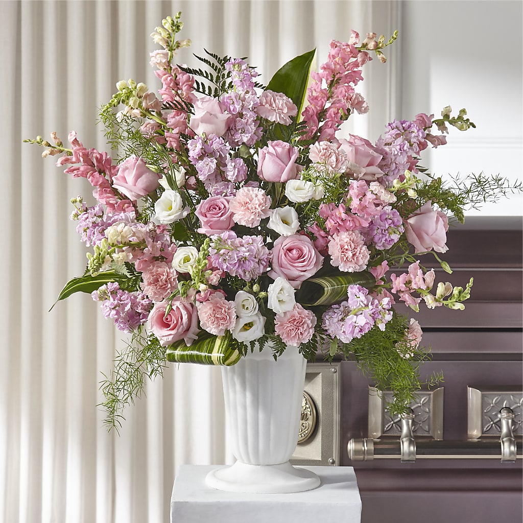 Divine Comfort Arrangement – LANGE'S WOODLAND FLOWERS, Lemont IL