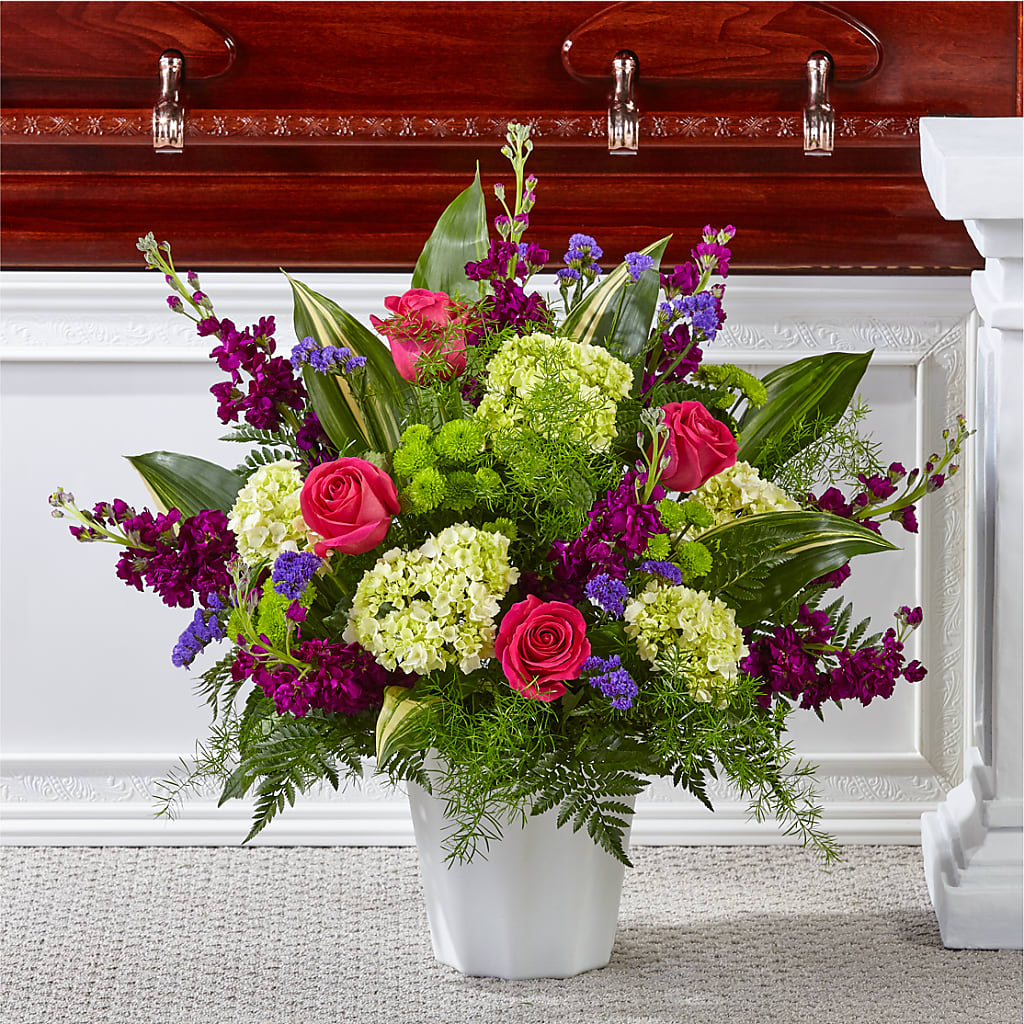 Beautiful Horizons Floor Basket – LANGE'S WOODLAND FLOWERS, Lemont IL