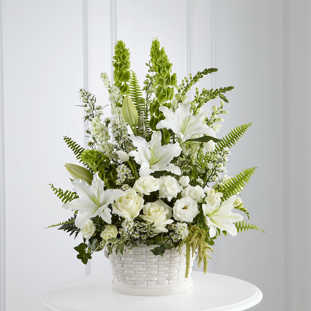 In Our Thoughts Arrangement – LANGE'S WOODLAND FLOWERS, Lemont IL
