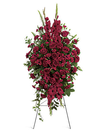 Deep In Our Hearts Spray – LANGE'S WOODLAND FLOWERS, Lemont IL