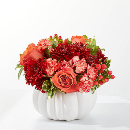 Autumn Air Pumpkin Bouquet – LANGE'S WOODLAND FLOWERS, Lemont IL