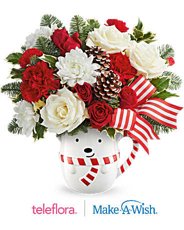 Teleflora's Send a Hug Cozy Cub Wish Bouquet
