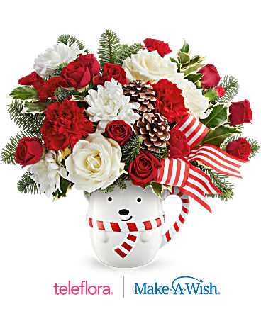 Teleflora's Send a Hug Cozy Cub Wish Bouquet