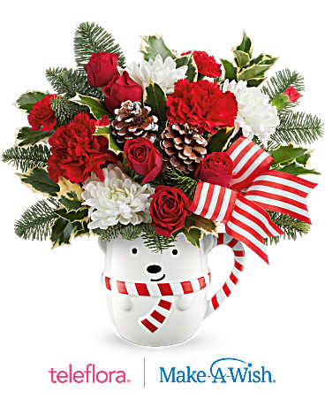 Teleflora's Send a Hug Cozy Cub Wish Bouquet