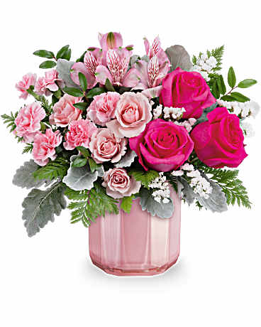 Teleflora's Blushing Gem Bouquet