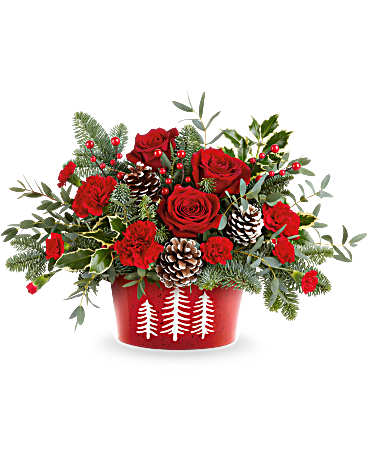 Teleflora's Winter Whimsy Centerpiece