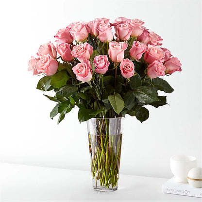 Long Stem Pink Rose Bouquet